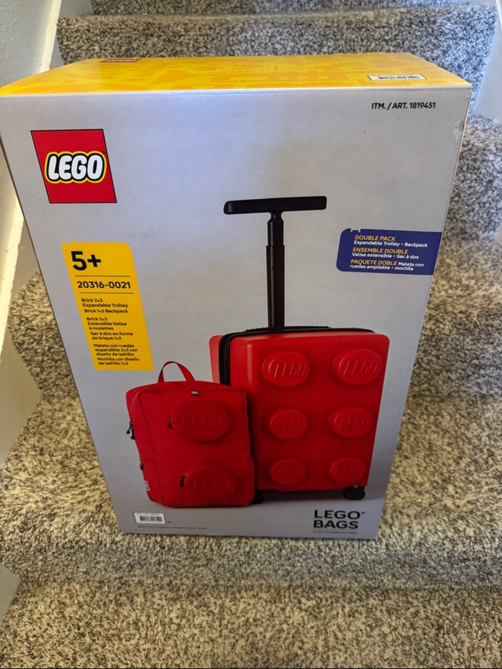 LEGO Red Kids Luggage Set